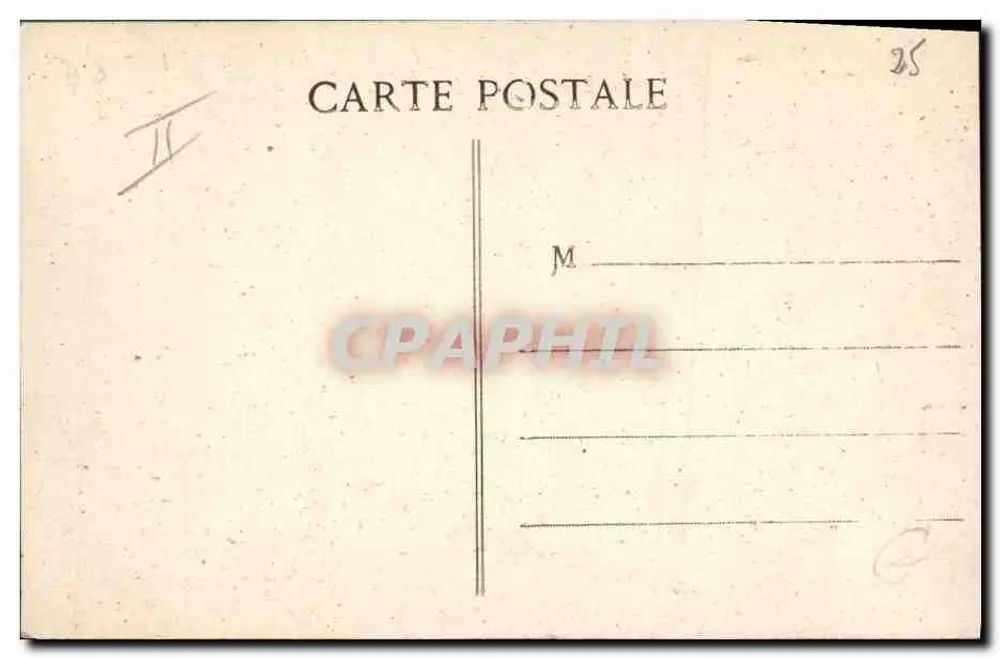 Panzerkreuzer République — Französische Marine — Erste Klasse — Nr. 55 - Rückseite