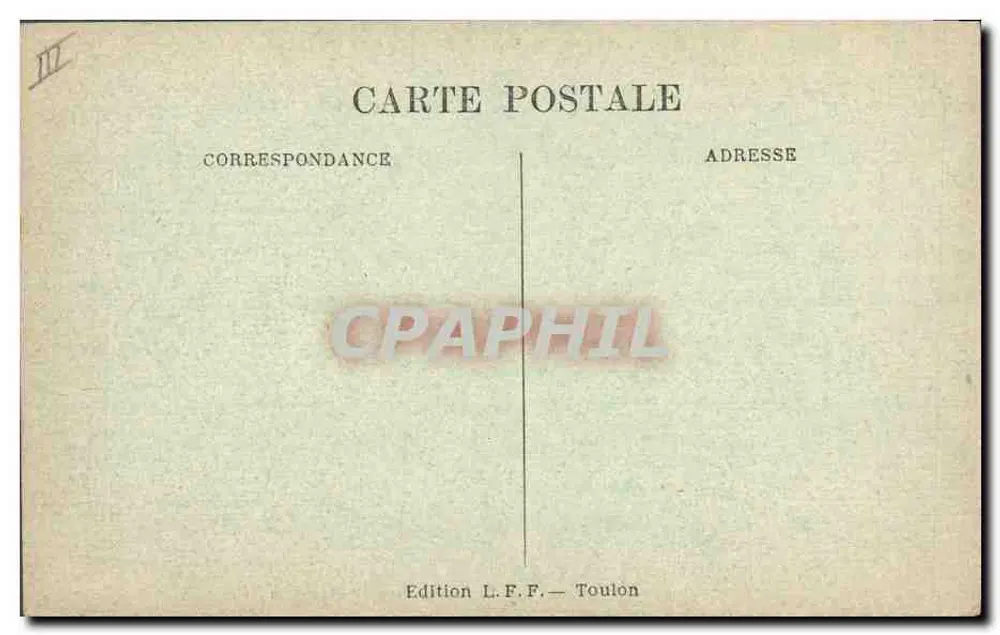 Marinha Francesa : RENAN — Navio da frota da Boétie — Edição L.F.F. — Toulon - Verso