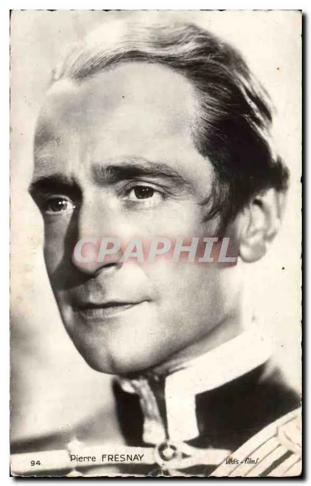 Pierre Fresnay — portrait en costume militaire — éditeur Védis-Film, n° 94 - Frente