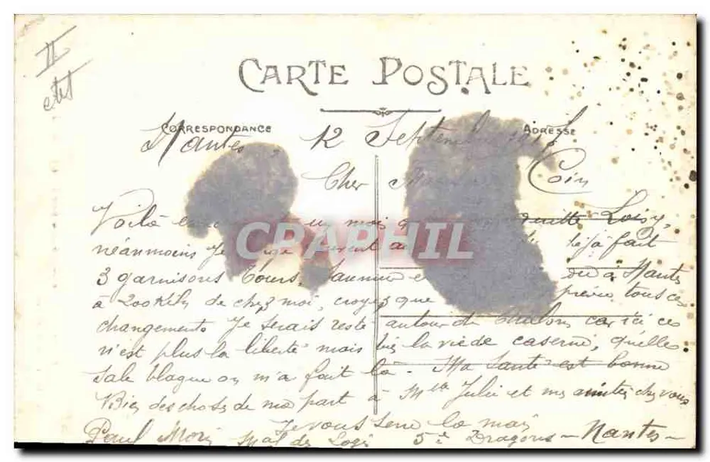 O Amor na Bretanha — Cada um toma seu prazer onde o encontra — Artaud e Nozais, Nantes - Verso