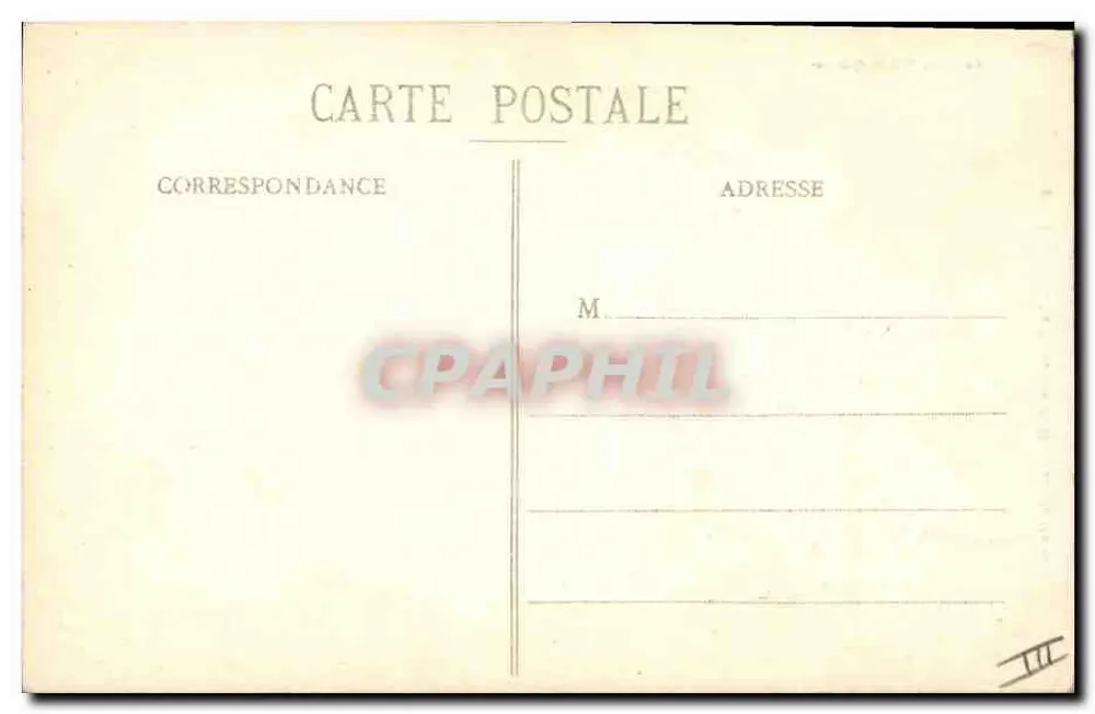 Bretagne - Die Unterschrift des Bürgermeisters — Sammlung C. P. P. H. I. L. - Rückseite