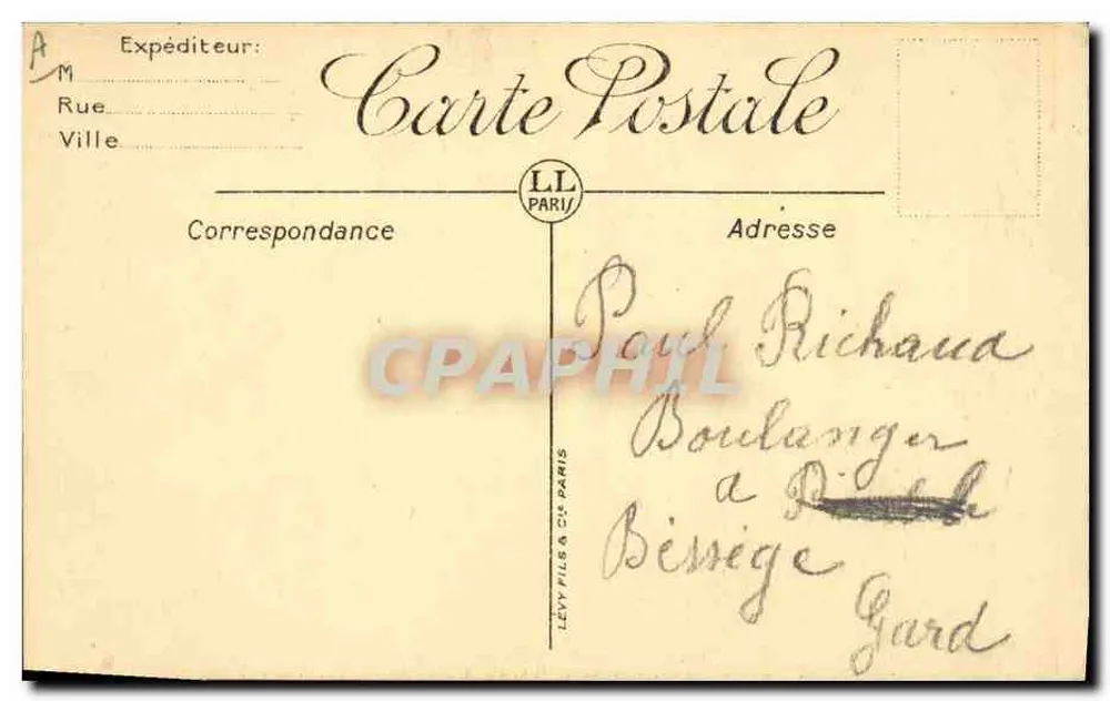 Le Puy — Die Strickmacherin von Espaly — LL - Rückseite