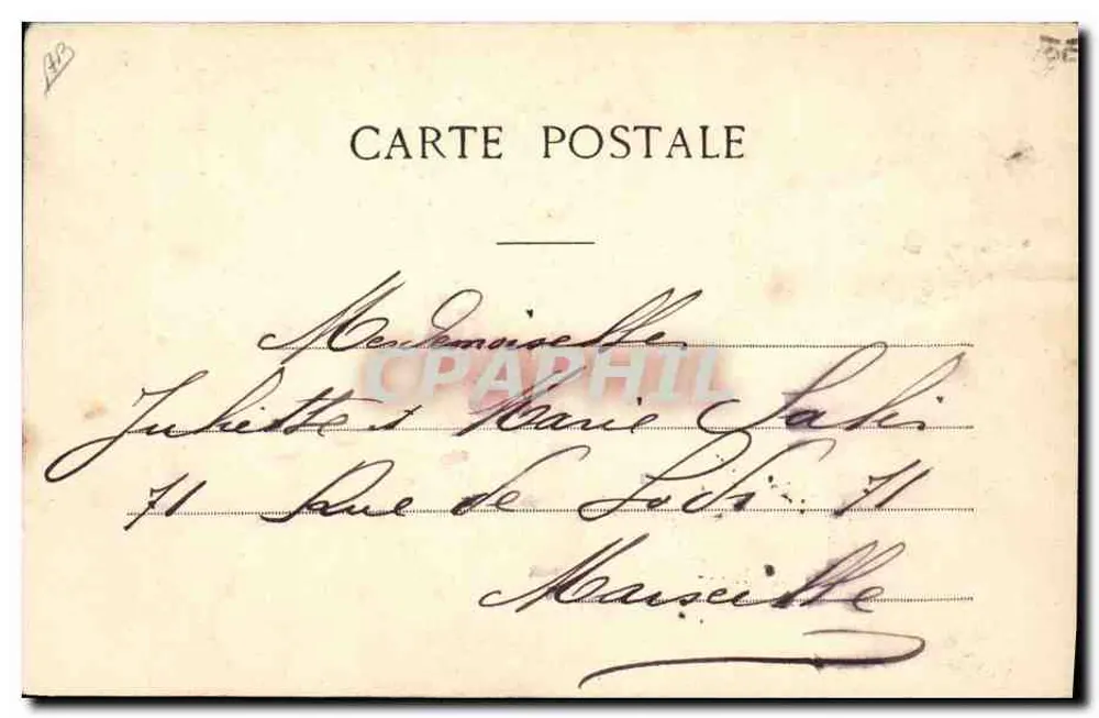 Retrato de Polaire — Bonnées-Parisien — Cliché H. Manuel - Verso