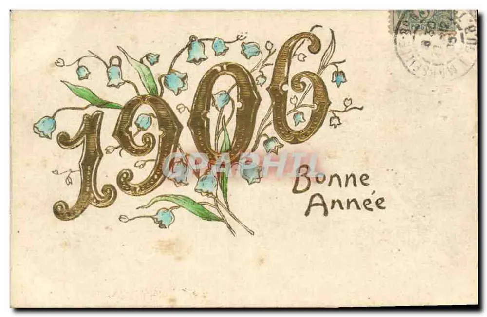 1906 — Jahr — unbekannter Verlag, Serie 500/zo - Vorderseite