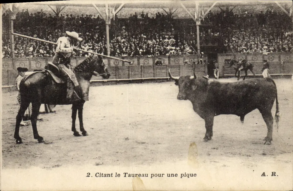 Stier für eine Lanze — A.R. — Nr. 2 - Vorderseite