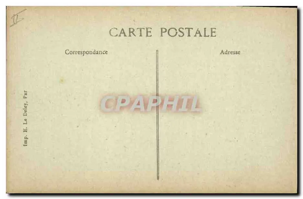 Nationalflotte — "République" — Schlachtschiff der Flotte, 14.808 Tonnen — E. Deley, Paris - Rückseite