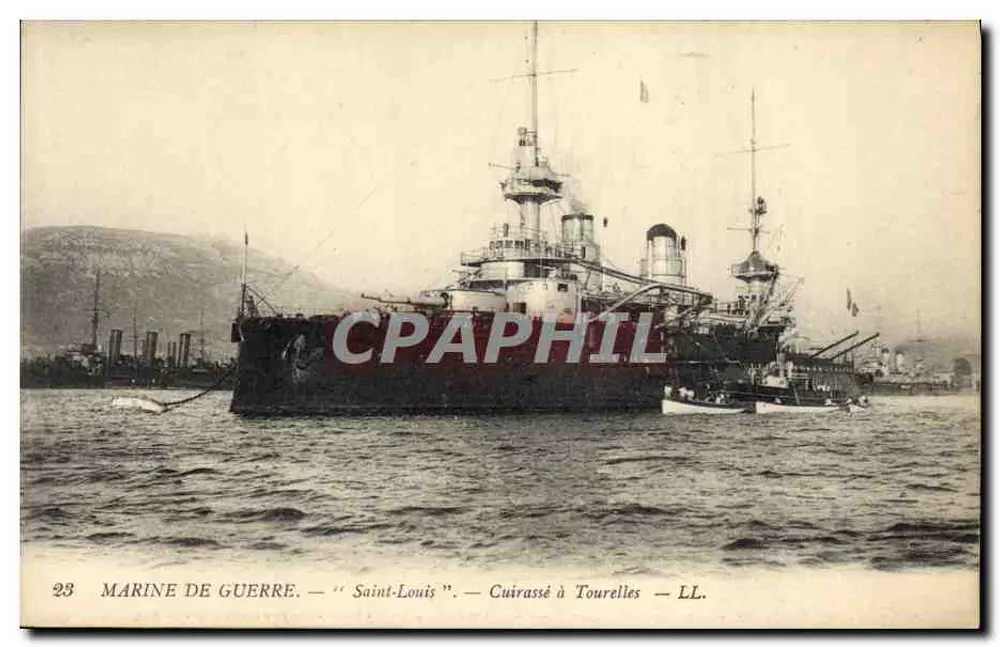Saint-Louis — Turretiertes Eisenklappschiff — LL. - Vorderseite