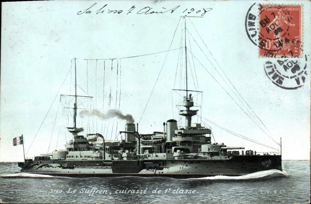 Le Suffren, Schlachtschiff der ersten Klasse — 3760 — Verlag L.V. & Cie - Vorderseite