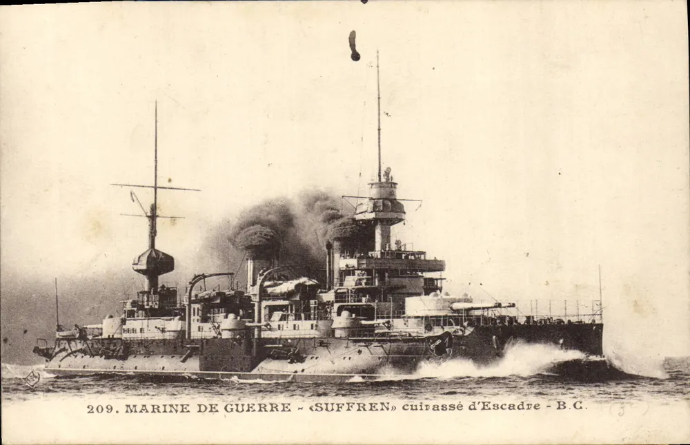 Suffren — Schlachtschiff der Flotte - B.C. — Serie 209, Verlag HER.C. - Vorderseite