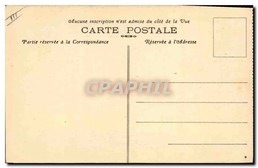 Filandière à la Quenouille — Pays de Châteaulin — Coll. E. Hamonic, St B. n° 2562 - Rückseite