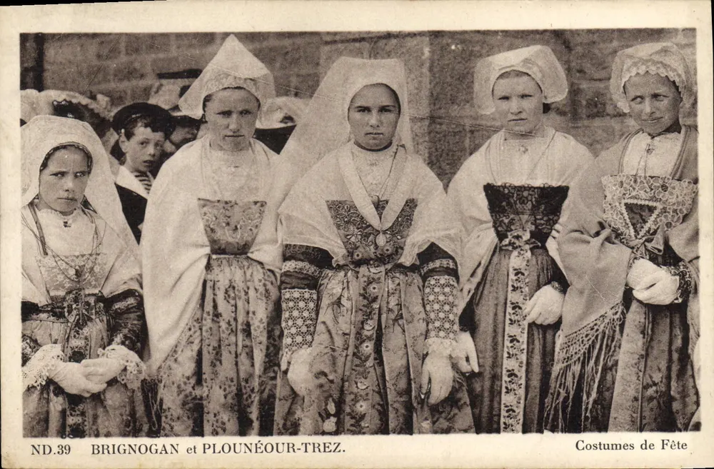 Brignogan und Plounéour-Trez — Festkleider — Edition Maison Brest - Vorderseite