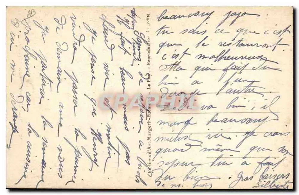 Zwei Dentellerinnen aus der Auvergne — M. B. LE PUY — n° 3556 - Rückseite