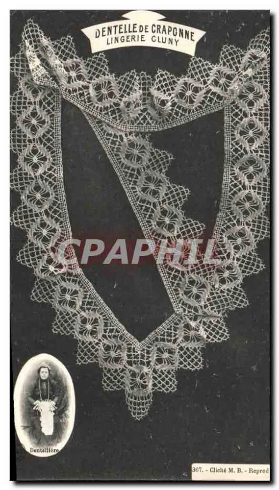 Craponne Spitze — Cluny Lingerie — Foto von M. B. — Nr. 367 - Vorderseite