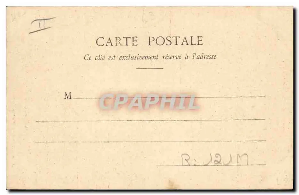 Zwei Bauern in der Auvergne — P. Juliott, Clermont-Ferrand — n° 213 - Rückseite