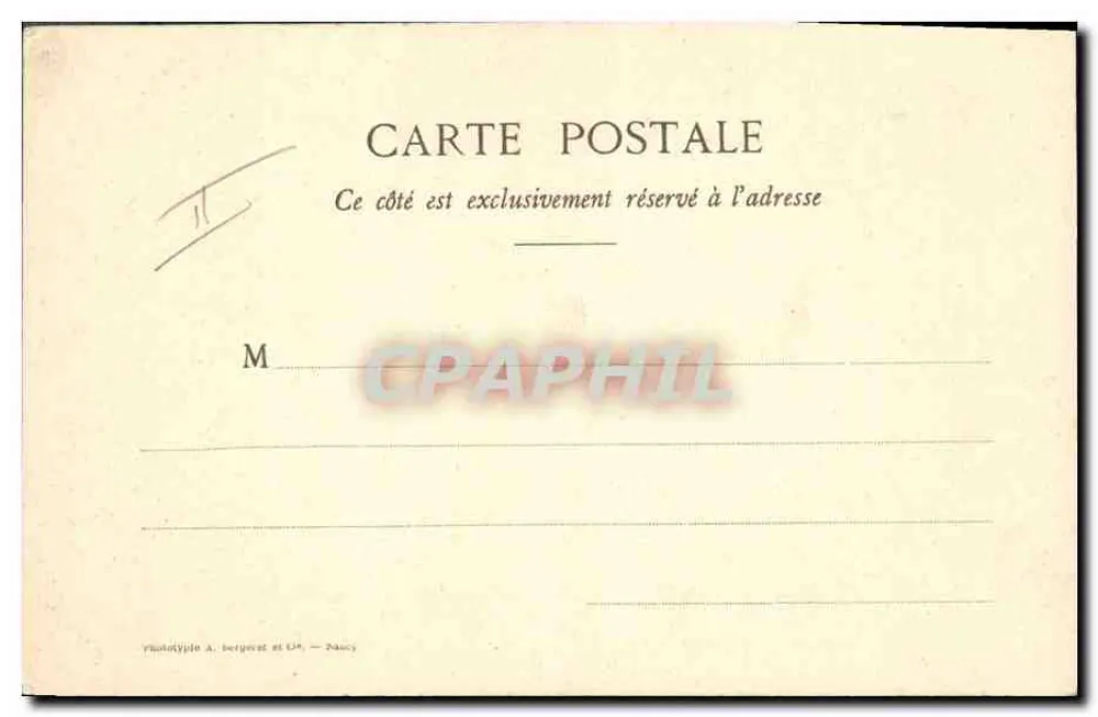 Dentelles de Luxeuil — Editora Luxeuil — Fototipia A. Bertivez e Cia, Nancy - Verso
