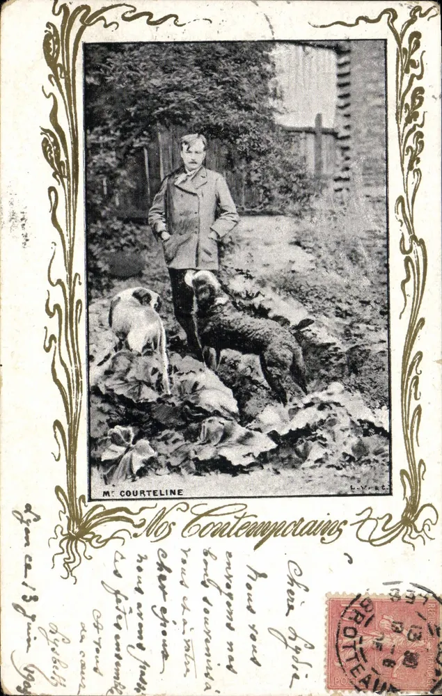 M. Courteline — Nossos Contemporâneos — editor L. Verlet - Frente