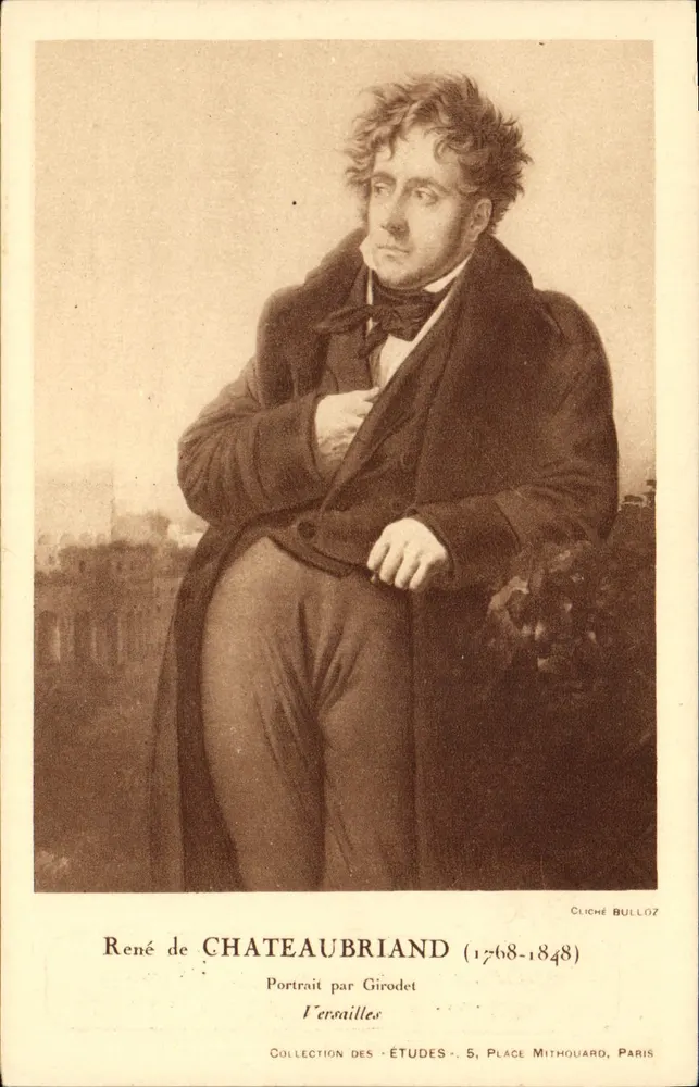 René de Chateaubriand — Ritratto di Girodet — Cliché Bulloz, Parigi - Recto