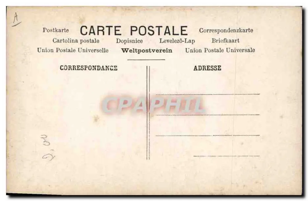 Maurice Donnay — Homem de letras — F.C.&Cie 317, Roger & Drouot - Verso