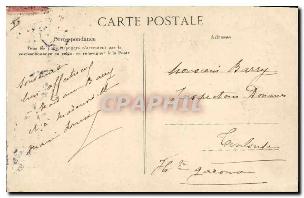 PARIS — Monument de Alfred de Musset — Editor Bostos, n°37 - Verso