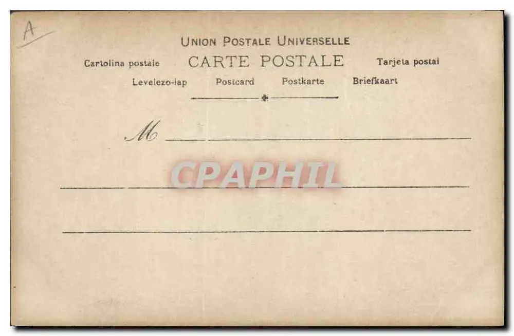 Midi — Innenraum-Szene — Rarltinser, Paris, Serie SIP - Rückseite