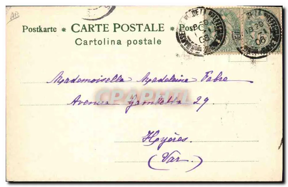 Cenas de Inverno — Domingo, 9 de dezembro de 1901 — Editor: F. Béguin - Verso