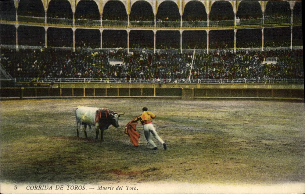 Corrida de touros — Muerie del Toro — Editor não visível, n° de série 9 - Frente