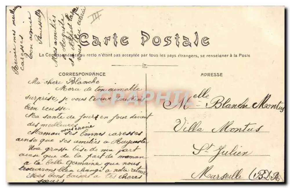 Marine Française — « Suffren », Schlachtschiff in Höchstgeschwindigkeit — Lithofotopie Cournois, n°281 - Rückseite