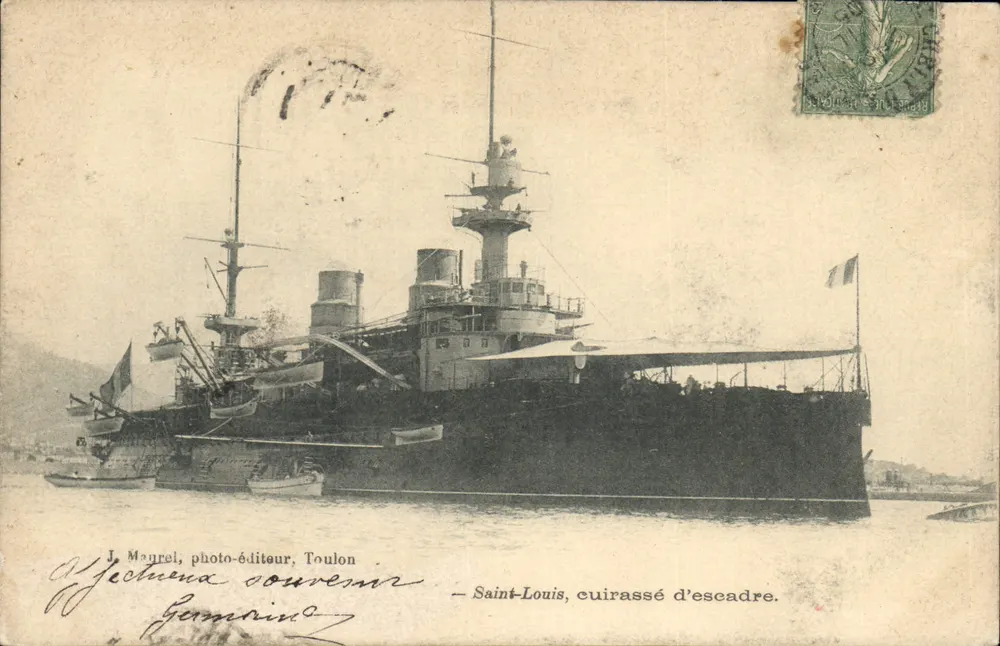 Saint-Louis, Schlachtschiff — I. Manurel, Fotoverlag, Toulon - Vorderseite