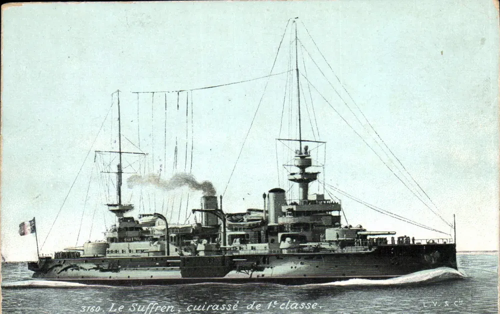Le Suffren, Schlachtschiff der ersten Klasse — L.V. & Cie, n° 3160 - Vorderseite