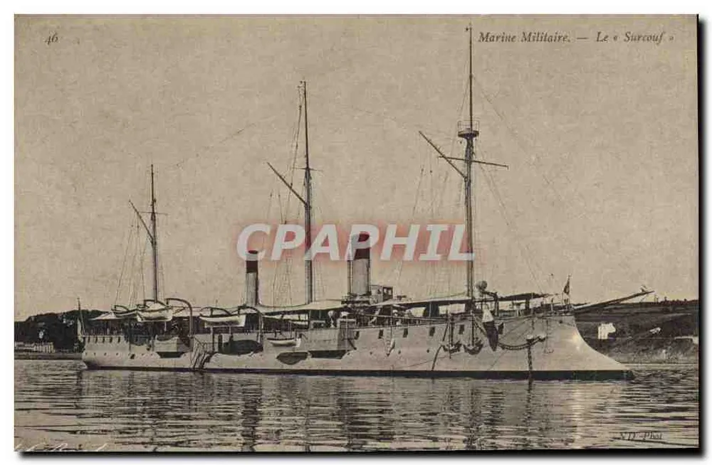 Marinha Militar — O « Surcouf » — N.D. Fot. - Frente