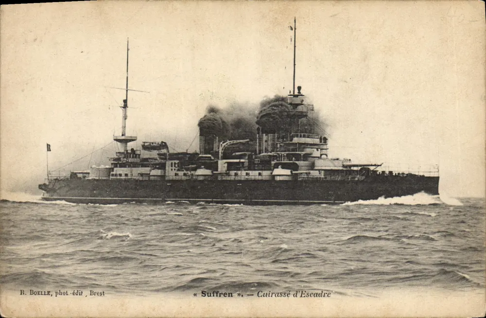 « Suffren » — Schlachtkreuzer — R. BOELLE, phot-édit, Brest - Vorderseite