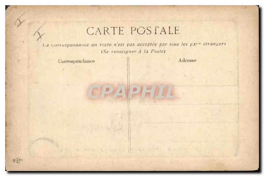 Cuirassé Suffren — Marine Nationale — Cuirassé d'Escadre — 12.728 tonnes - Rückseite