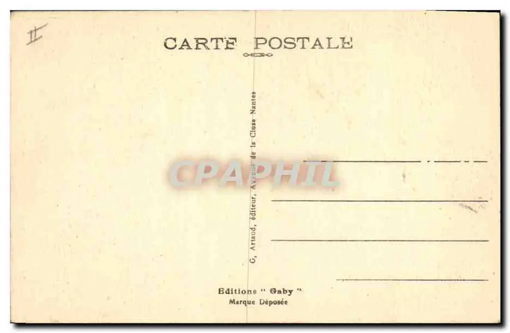 Coliffes de Rosporden e de Pluvigner — A Bretanha — G. Arnaud, editor, Nantes - Verso