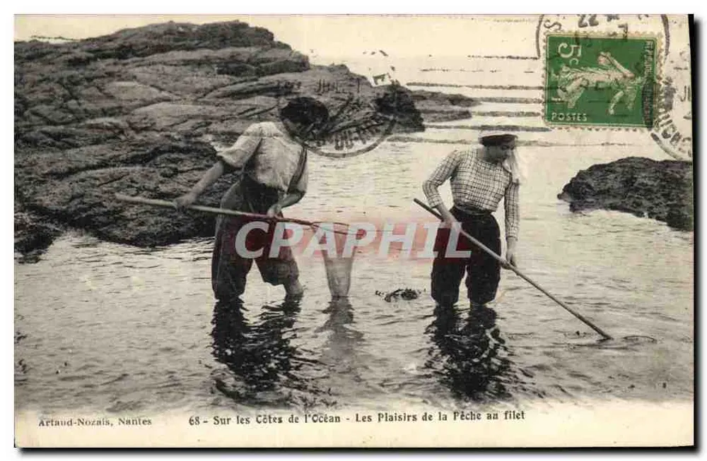 Les Plaisirs de la Pêche au filet — Artaud-Nozais, Nantes - Vorderseite