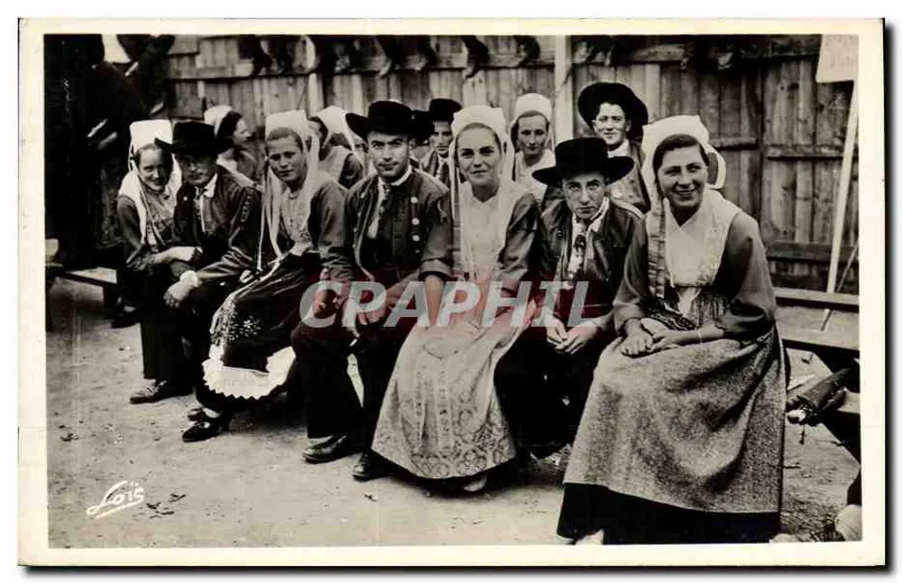 Trajes de Plougañtel-Daoulas — editor Lois, n° 2268 - Frente