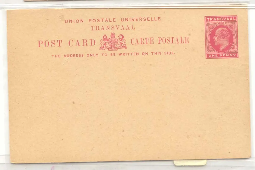 Südafrika Transvaal #12 MINT (afrique du sud entier postal stationary) - Vorderseite