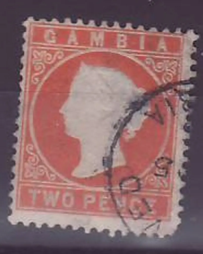 Gambia gestempelt Gambia erhalten 2p Cameo - Vorderseite