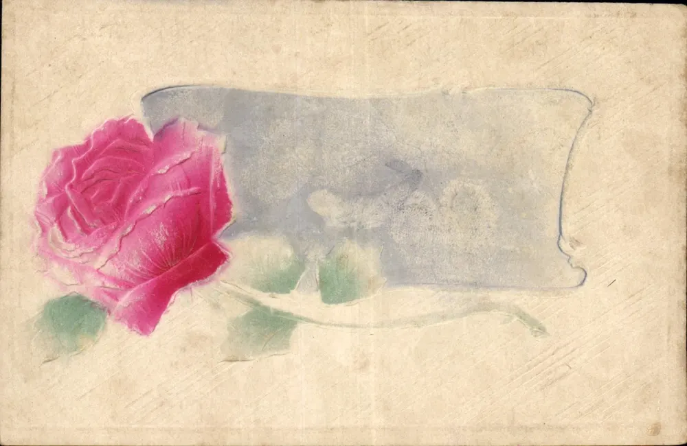 Rosas — ilustração — Carte postale universelle - Frente