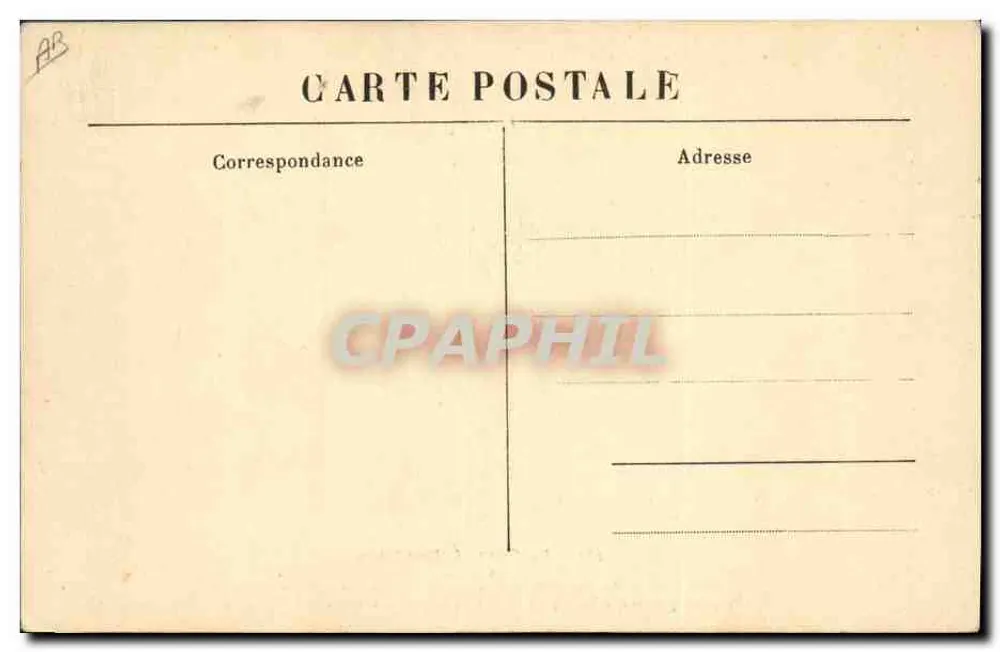 Eine Gruppe von Dentelliererinnen — Exemplare der wichtigsten Frisuren des Landes, alt und modern — M. B., Le Puy - Rückseite