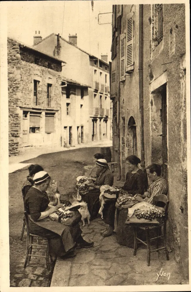 Frauen am Werk — Strickmacherin — Yvon, n°18 - Vorderseite