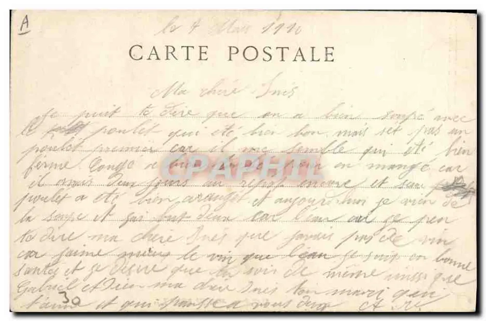 Fiação de outrora — Paris — Édition Paris - Verso