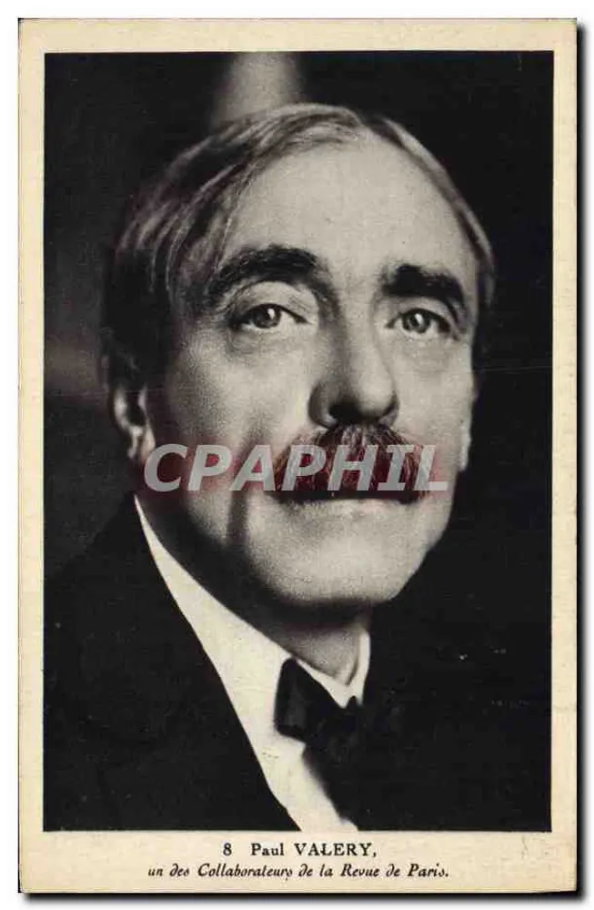 Paul Valéry — Colaborador da Revue de Paris — Éditions Alman-Lévy, n°8 - Frente