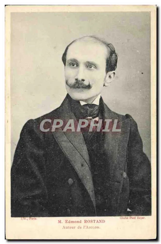 M. Edmond Rostand — Autor do Aiglon — Cliché Paul Bayer - Frente