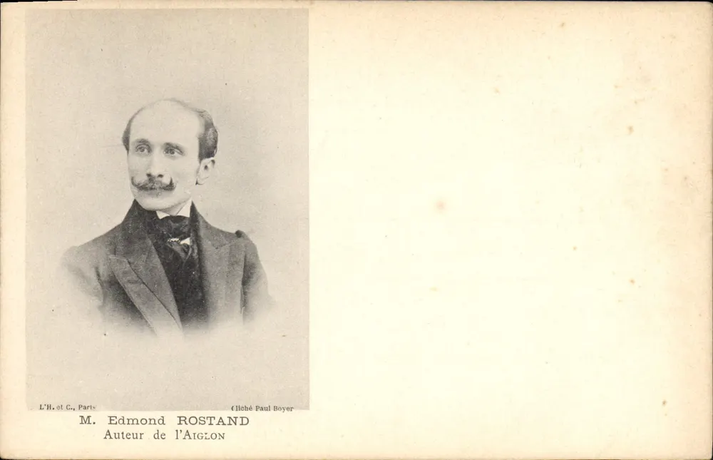 M. Edmond Rostand — Autor do Aiglon — L'H. et C., Paris - Frente