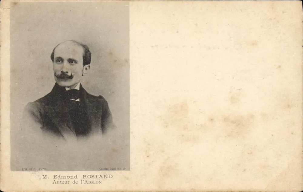 M. Edmond Rostand — Autor de l'Aiglon — L'H. et C. Paris - Frente