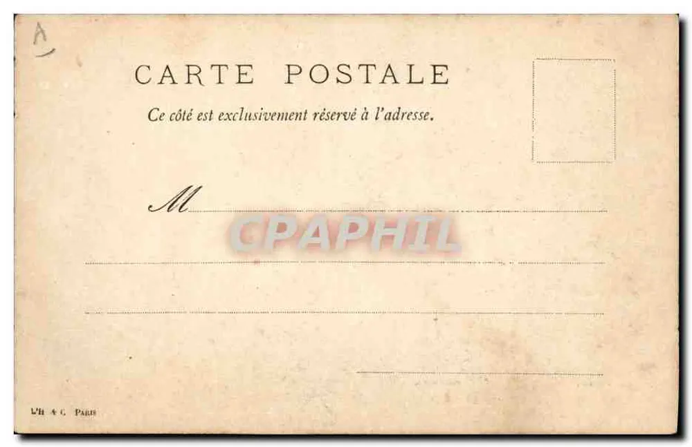 M. Edmond Rostand — Autor de l'Aiglon — L'H. et C. Paris - Verso