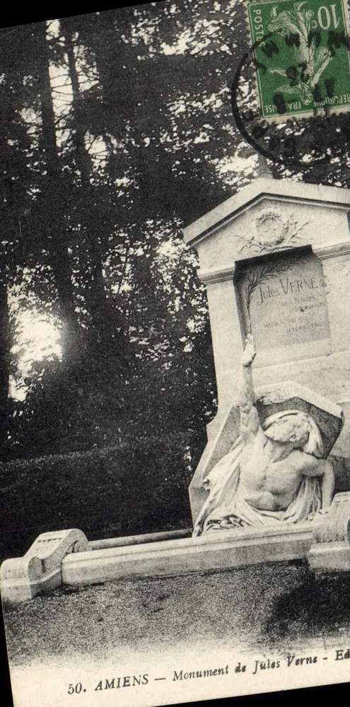 Amiens — Monument de Jules Verne — Editor não visível - Frente