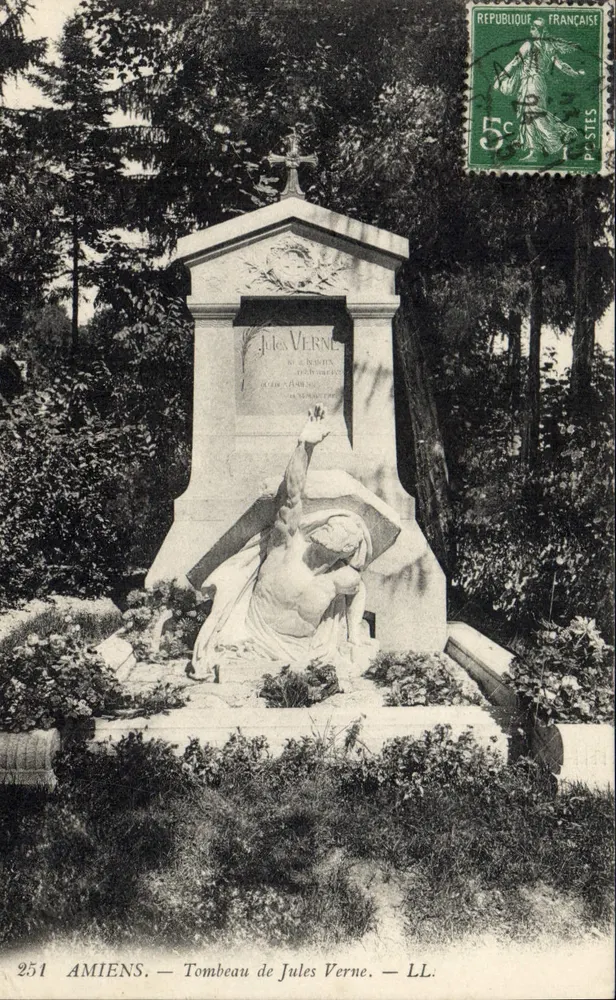 Amiens — Tombeau de Jules Verne — éditeur LL. n° 251 - Frente