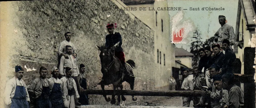 Die Freuden der Kaserne — Springreiten — E.L.O. n°10 - Vorderseite