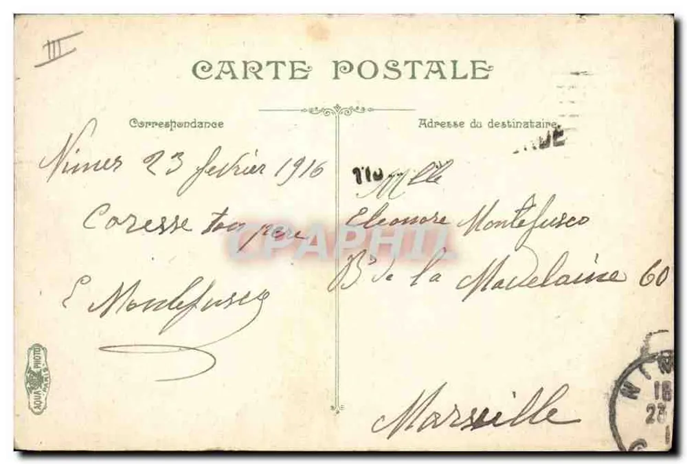 Artillerie — Die Inspektion der Hufeisen — 3702 - Rückseite